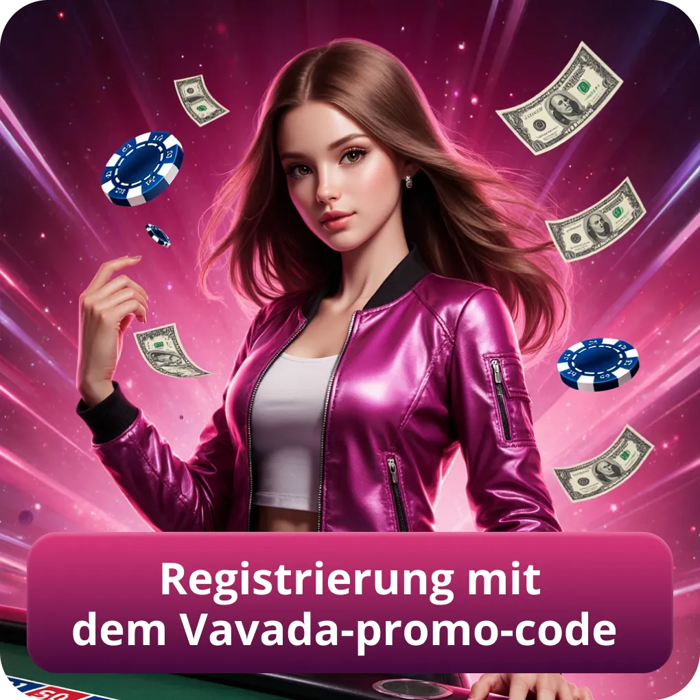 Registrierung mit dem Vavada-Promo-Code
